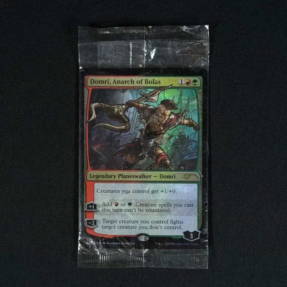 Domri, Anarch of Bolas Stained Glass - Magic the Gathering 521 2019 sealed